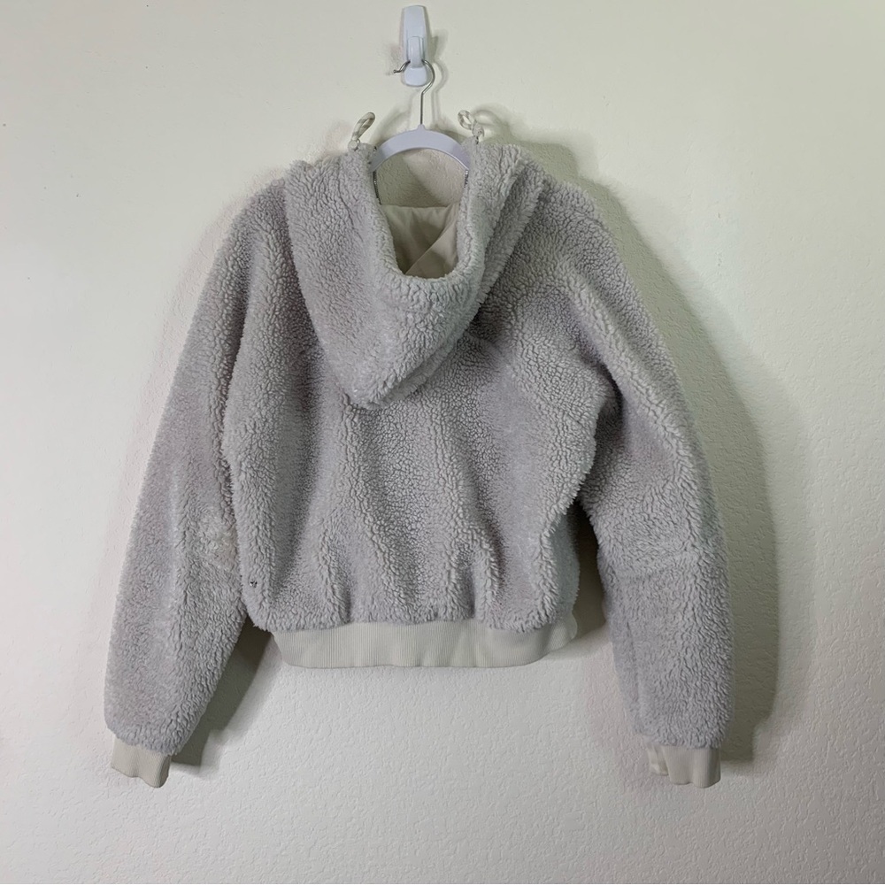 Lululemon Textured Fleece 1/2 Zip hooded sweatshirt 8 - Picture 12 of 14